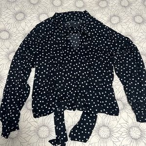 Zara Polkadot Blouse